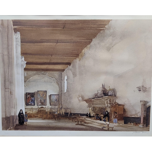 322 - A William Russell Flint signed print entitled 'The Nuns Class', 55.5cm x 41cm, framed
Location:BWR