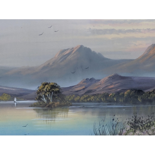 144 - Wolldon -early 20th century British school - a pair of Highland landscape and an H. Hicks Highland l... 