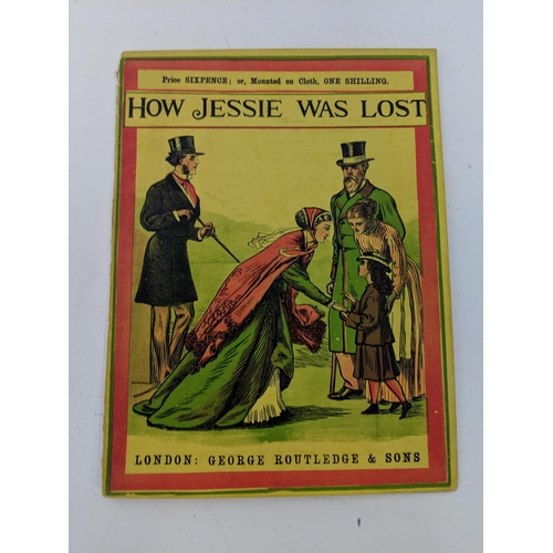 308 - Crane (Walter) Routledge's sixpence toy books to include How Jessie Was Lost, Adventures of Puffy an... 