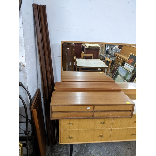 113 - A teak two drawer shelf unit
Location:G