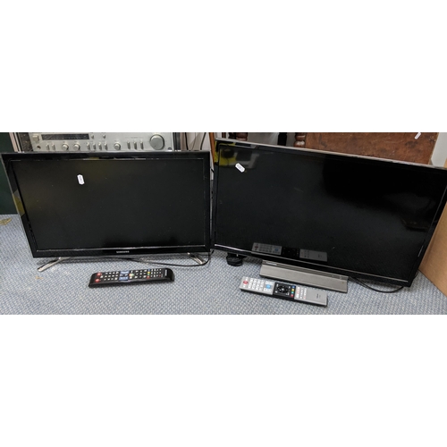 478 - A Samsung 22 inch TV together with a Toshiba 24 inch TV
Location:LAB