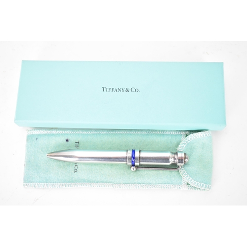 A Tiffany & Co, Paloma Picasso silver ballpoint pen, stamped 925
