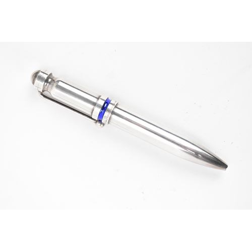 A Tiffany & Co, Paloma Picasso silver ballpoint pen, stamped 925