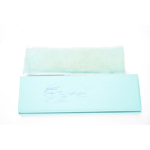 A Tiffany & Co, Paloma Picasso silver ballpoint pen, stamped 925