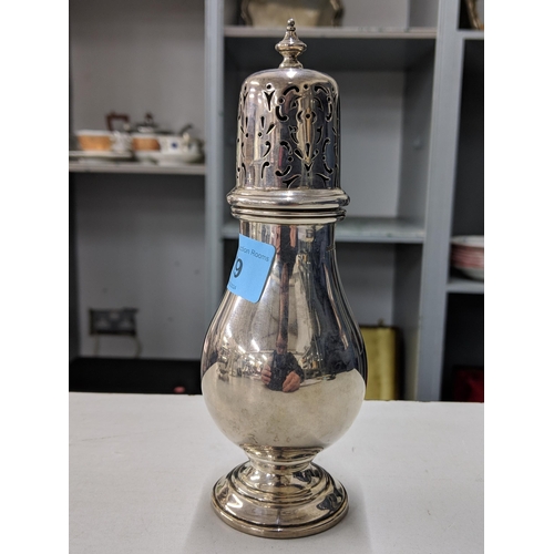 79 - An early 20th century silver sugar shaker
Location: 2.2