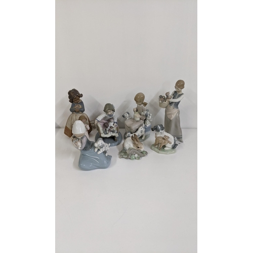 309 - Lladro to include Lladro Honey Lickers, Girl with Dalmatian Puppies 1248 figurine, Lladro 5032 Littl... 