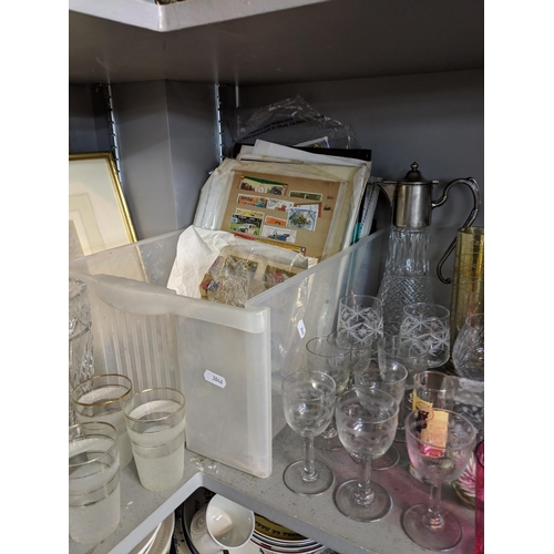 460 - A mixed lot to include glassware and other items, Location:10.2/10.3