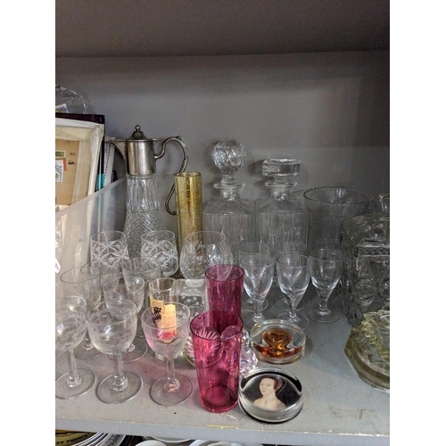 460 - A mixed lot to include glassware and other items, Location:10.2/10.3