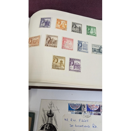 491 - Postage stamps from around the world to include mainly GB, Malta and Commonwealth Location:A2B