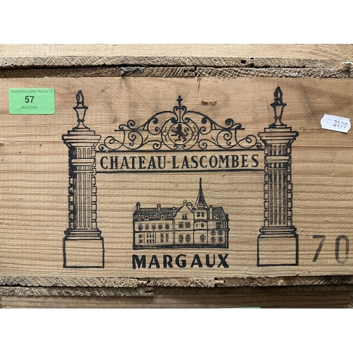 1 case of Chateau Lascombes 1970 Margaux
Location:G1.4