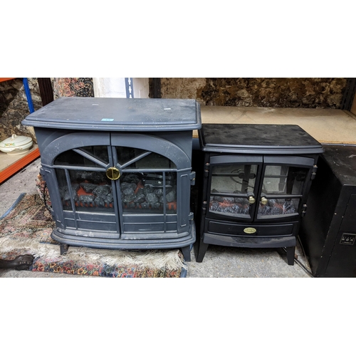 476 - Two modern electrical stove heaters
Location:G