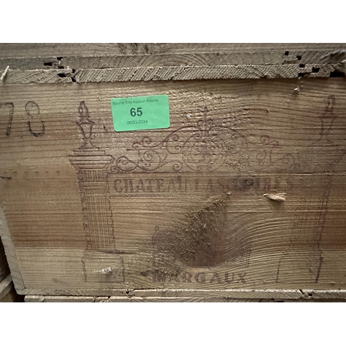 65 - 1 case of Chateau Lascombes Margaux 1978 vintage
Location:G R2