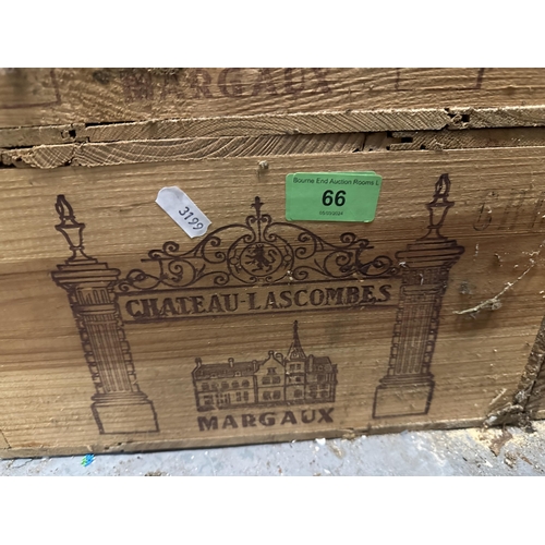 66 - 1 case of Chateau Lascombes Margaux 1978 vintage
Location:G R2