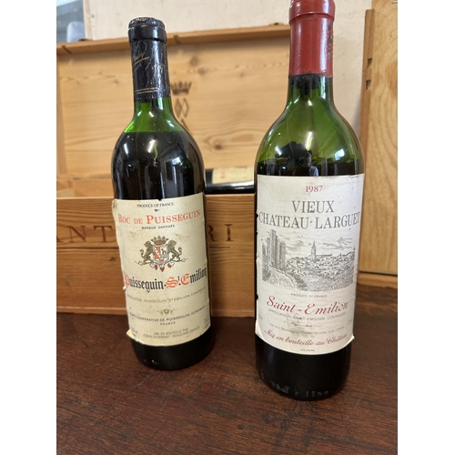 72 - 9 mixed bottles of wine to include Chateauneuf du Pape,  Saint Emilion A/F
Location:G1.3