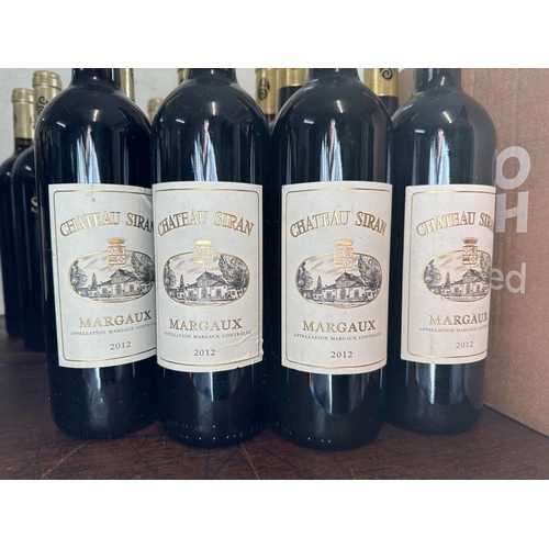 75 - 23 bottles Chateau Siran Margaux, 12 x 2013, 11 x 2012
Location:G4.1