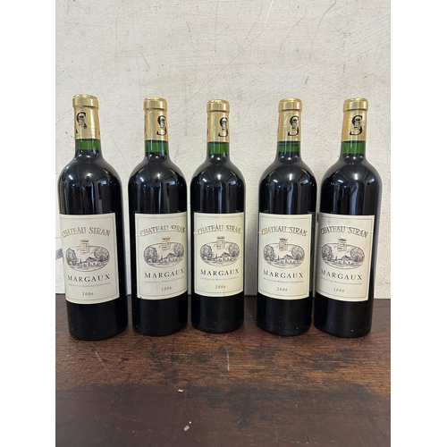 77 - 25 bottles of Chateau Siran Margaux, 11 x 2019, 3 x 2005, 5 x 2006, 6 x 2008.
Location:L5