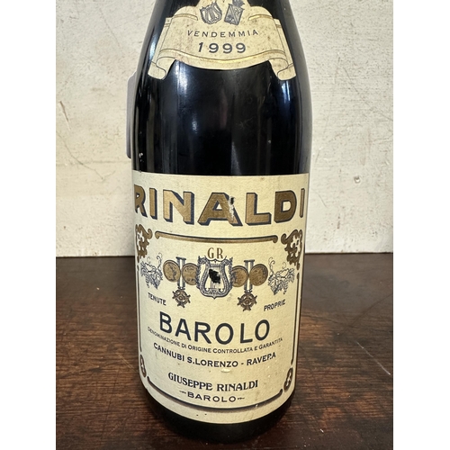 78 - A single bottle of Rinaldo 1999 Barolo
Location:G 2