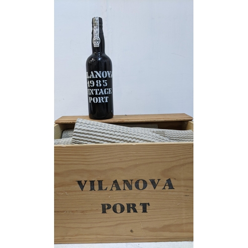 144 - One case of 12 bottles of Vilanova 1985 vintage port
Location: R5