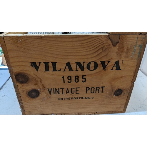 144 - One case of 12 bottles of Vilanova 1985 vintage port
Location: R5