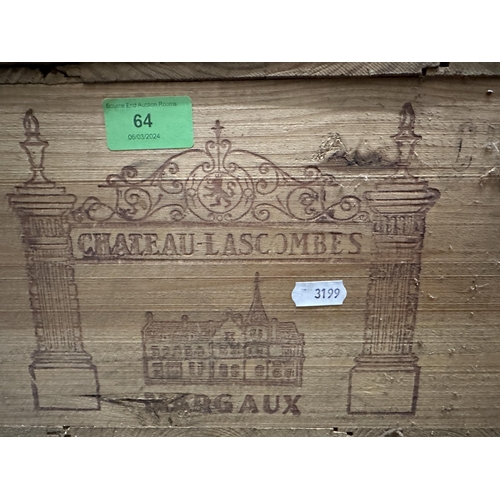 64 - 1 case of Chateau Lascombes Margaux 1978 vintage
Location:G sian's door