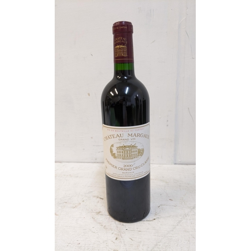 100 - One bottle of Chateau Margaux 2000 vintage Premier Grand Cru Classe, 75cl 
Location: G4.2