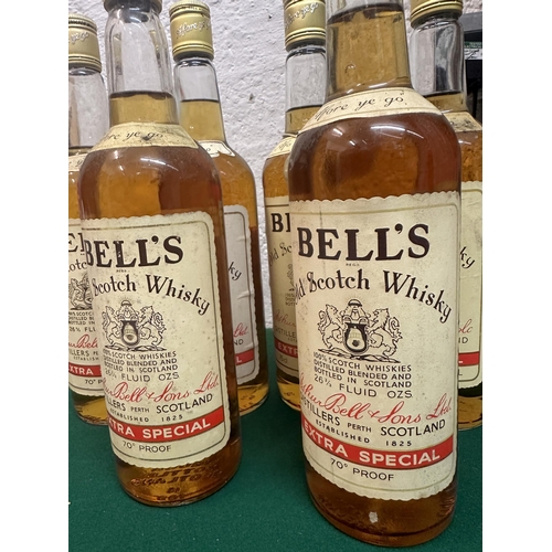 154 - Six bottles of Bells Old Scotch Whisky, 2 x 75cl, 4 x 26 2/3 fl oz Location: S1.2