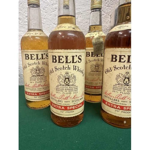 154 - Six bottles of Bells Old Scotch Whisky, 2 x 75cl, 4 x 26 2/3 fl oz Location: S1.2