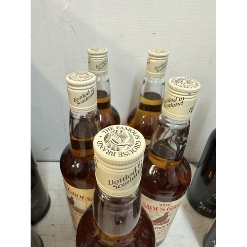 151 - Five bottles of The Famous Grouse finest Scotch Whisky, 3 x 75cl, 1 x 70cl, 1 x 75.7cl Location: S1.... 