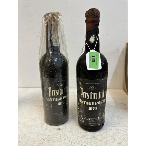 116 - Two bottles of Presidential vintage Port Location: R2