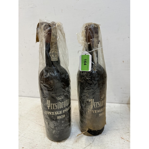 121 - Two bottles of Presidential vintage Port Location: G5.1