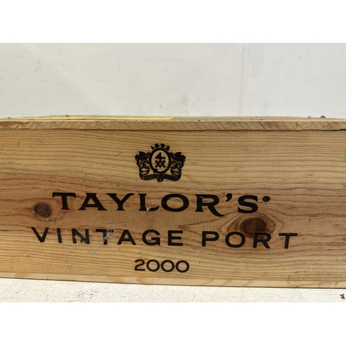 139 - Six bottles of Taylors vintage Port 2000 Location: G2.3