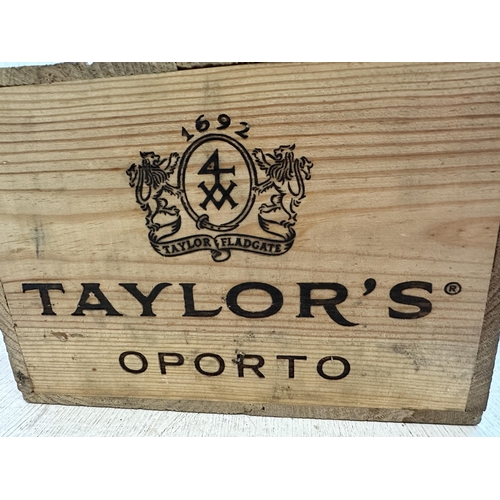 139 - Six bottles of Taylors vintage Port 2000 Location: G2.3