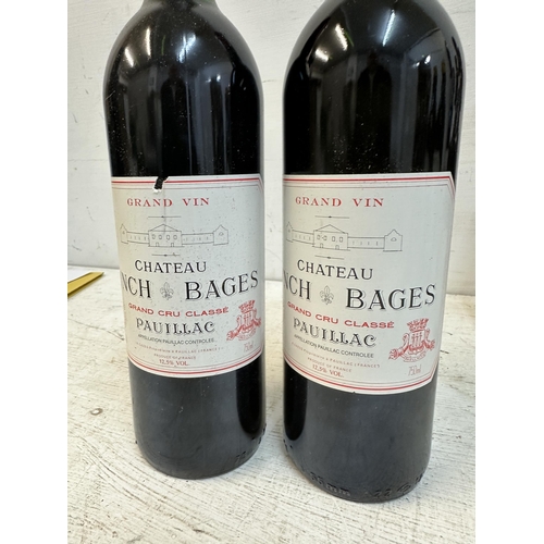 101 - Two bottles of Chateau Lynch Bages Grand Cru Classe Pauillac 1998 Location: G