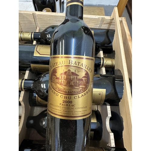 147 - Twelve bottles of Chateau Batailley Grand Cru Classe 2000 Pauillac Location:S1.3