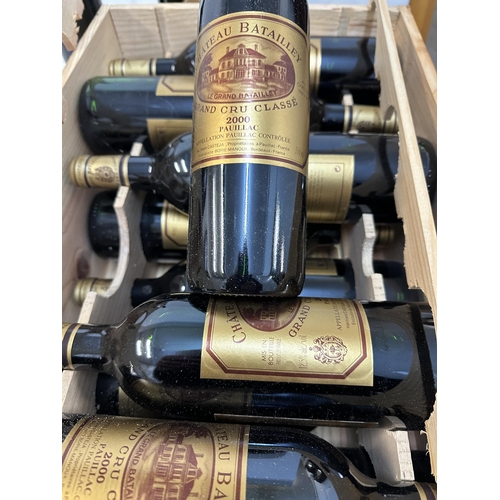 147 - Twelve bottles of Chateau Batailley Grand Cru Classe 2000 Pauillac Location:S1.3