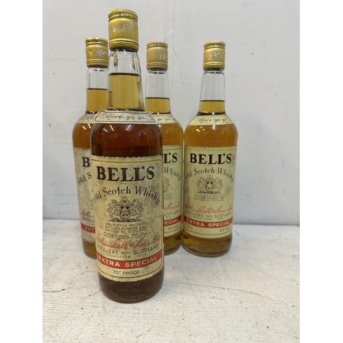 127 - Four bottles of Bells Old Scotch Whisky, 2 x 75cl, 2 x 26 2/3 fl oz Location: G1.2