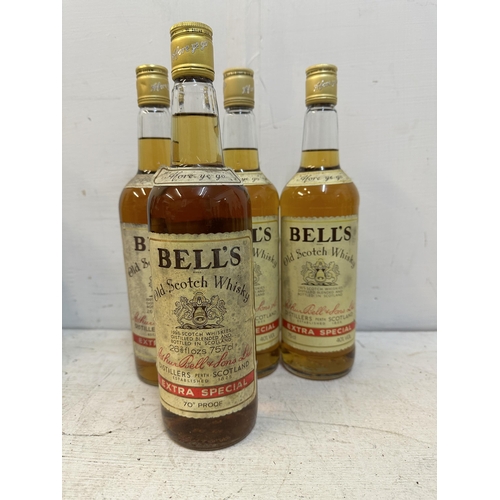 127 - Four bottles of Bells Old Scotch Whisky, 2 x 75cl, 2 x 26 2/3 fl oz Location: G1.2