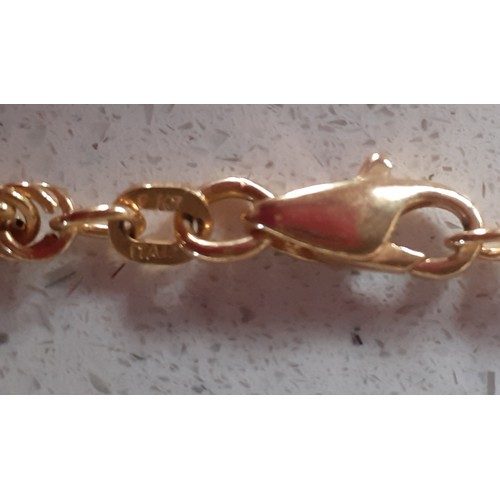 86 - A small quantity of late 20th Century jewellery to include a 9ct gold twist chain stamped 9k 375, 8.... 