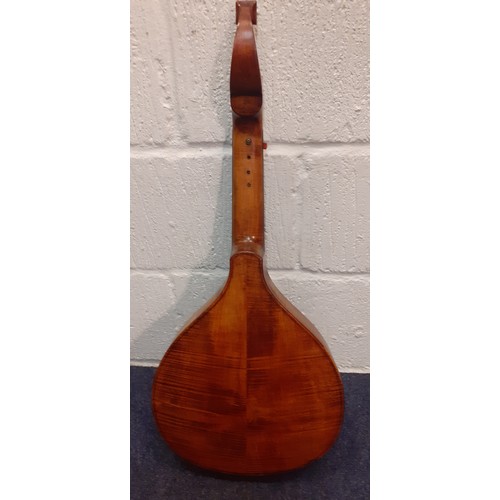 191 - An late 18th Century John Preston, London 10-string cittern A/F, stamped 'Preston Maker London' to t... 