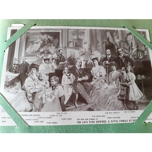 106 - An early 20th Century postcard album containing early 20th Century postcards of Edwardian actresses ... 