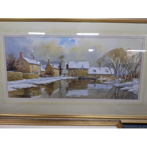 90 - A selection of framed and glazed watercolours and limited edition prints, to include Pru Wellings - ... 