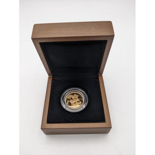 82 - United Kingdom - Elizabeth II (1952-2022), sovereign proof dated 2011, in Royal Mint presentation bo... 