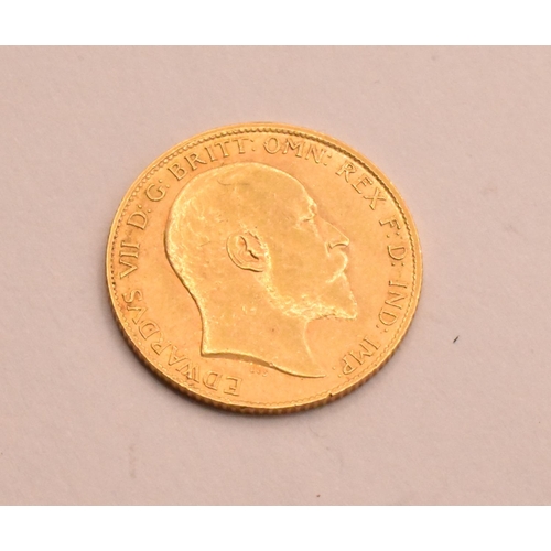 99 - United Kingdom - Edward VII (1901-1910), Half Sovereign, dated 1909, London mint,