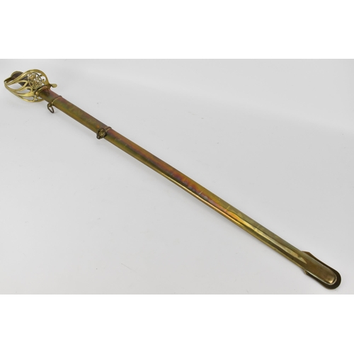 149 - A 20th Century replica of a William IV 1822 pattern Infantry Officers Sword, the blade marked with t... 