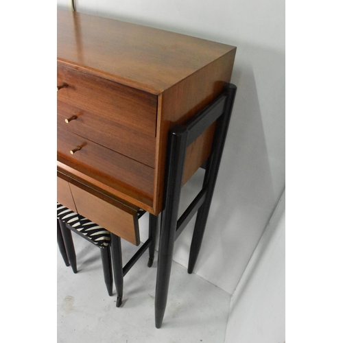 124 - A 1960s White & Newton rare combo teak unit designed by Arthur Edwards, consisting of a sideboard ha... 