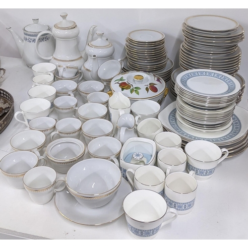 398 - Two tea services to include a Royal Doulton counterpoint service and a West German service, together... 