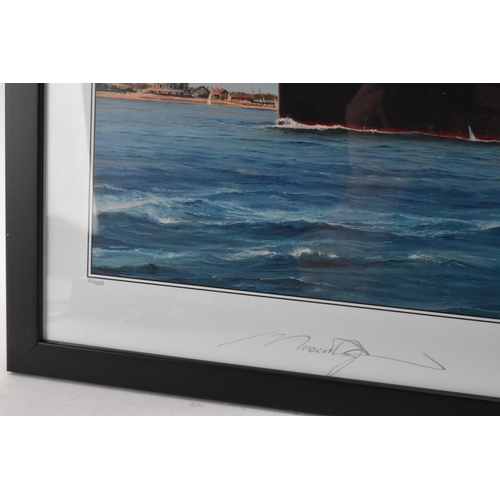 114 - Robert Taylor - A signed limited edtion print entitled 'Titanic - Last Farewell', numbered 61/400, w... 