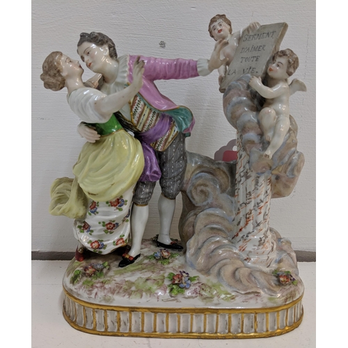 357 - A pair of late 19th century porcelain figure groups in the Meissen style A/F
Location:LWB