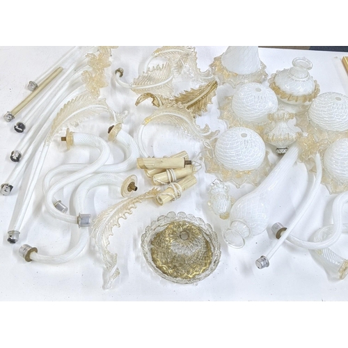 487 - The component parts of a 20th century Venetian chandelier, A/F
Location:4.5