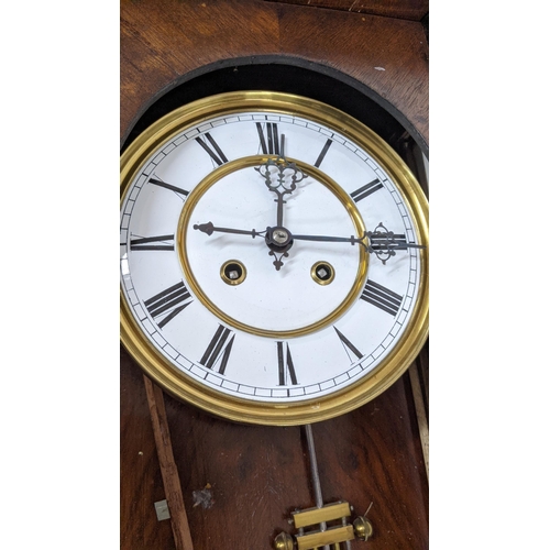 495 - A late 19th century 8-day Vienna wall clock A/F
Location:A3B